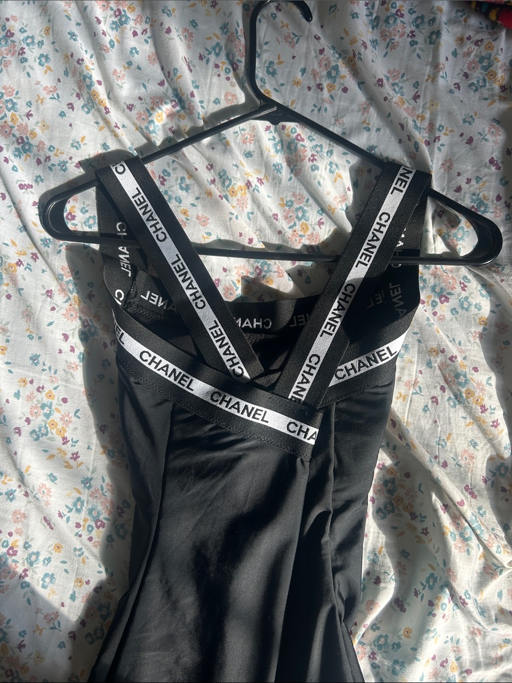 CHANEL Black Logo- one piece suit - Picture 2 of 2
